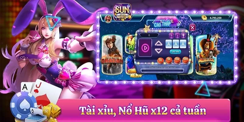 Tài xỉu Sun52 nhà cái uy tín, an toàn 1 Cổng game tài xỉu Sun52 hấp dẫn