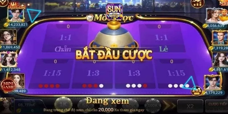 Bật mí về trò chơi xóc đĩa cực chất tại Sun52 3 Các loại hình đặt cược tại Sun52